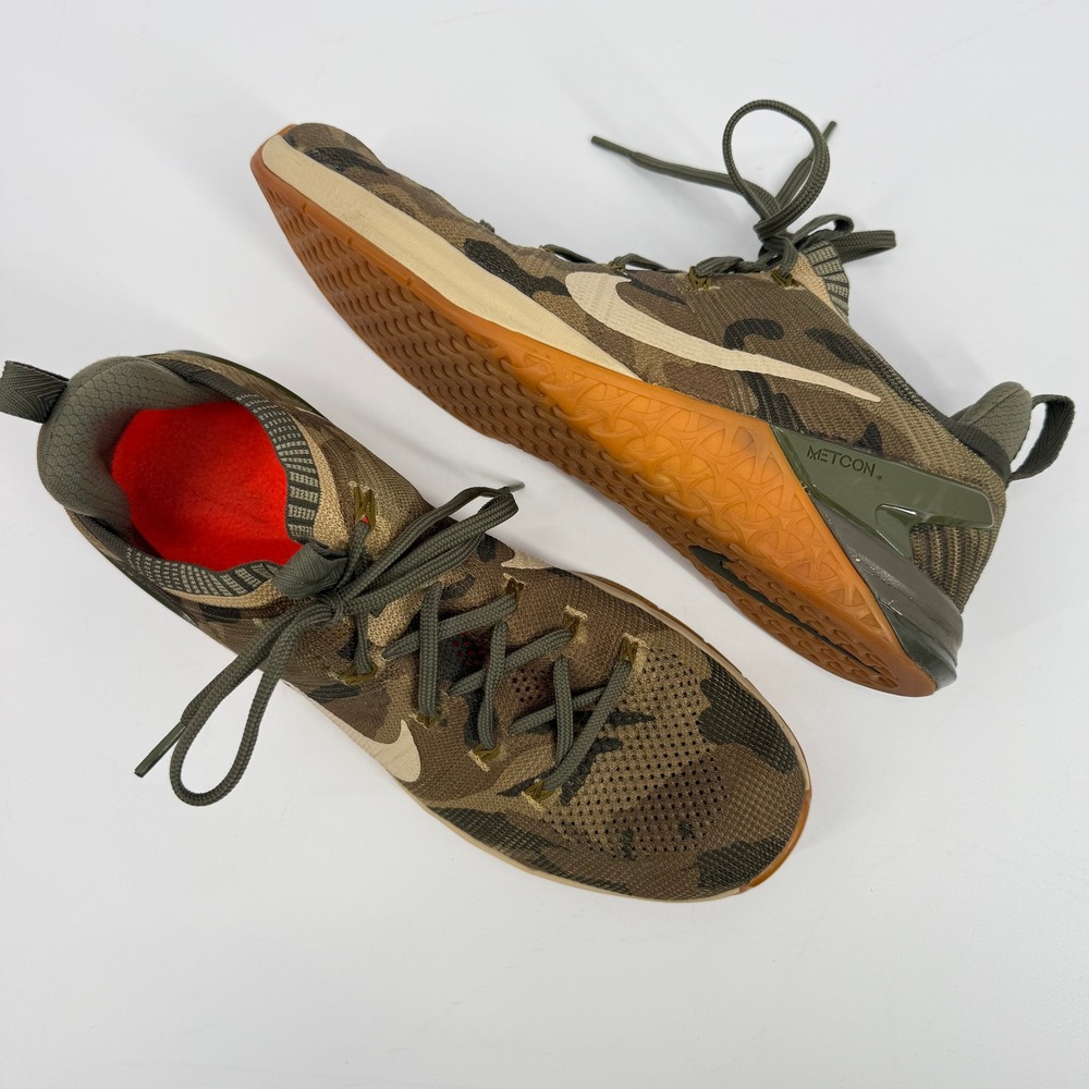 Nike Metcon DSX Flyknit 2 Army Camo Green Men's 12